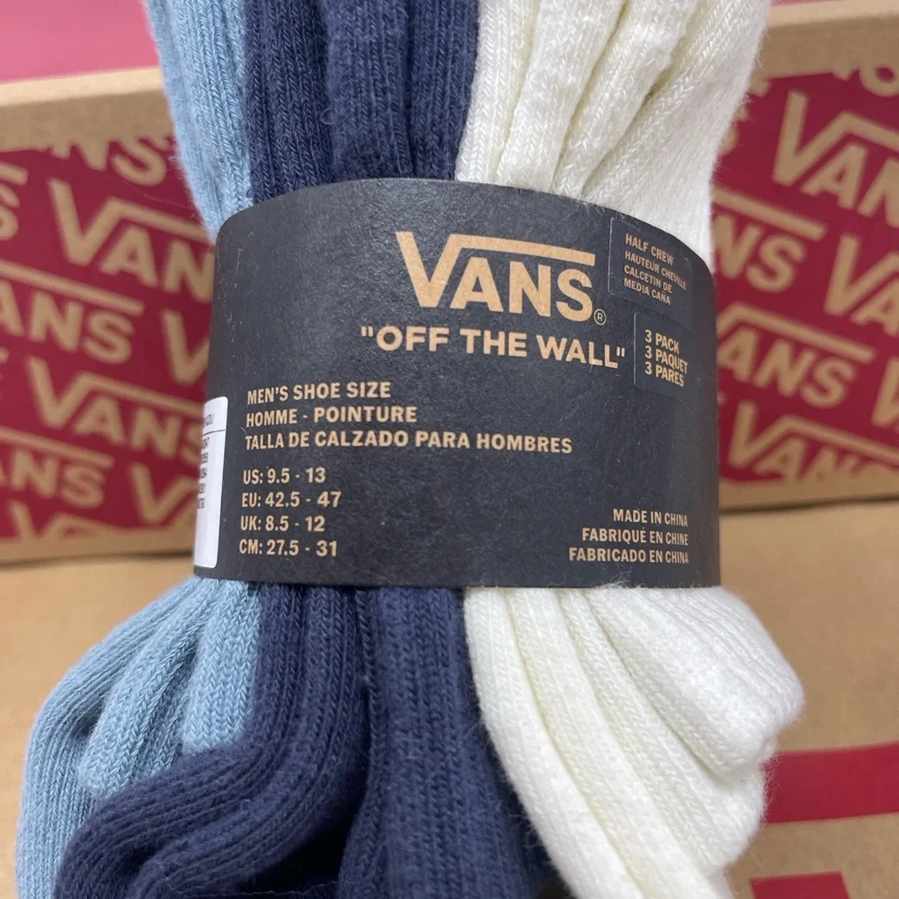 VANS. HALF CREW HAUTEUR CHENLE CALCETIN DE MEDIA CAÑA 